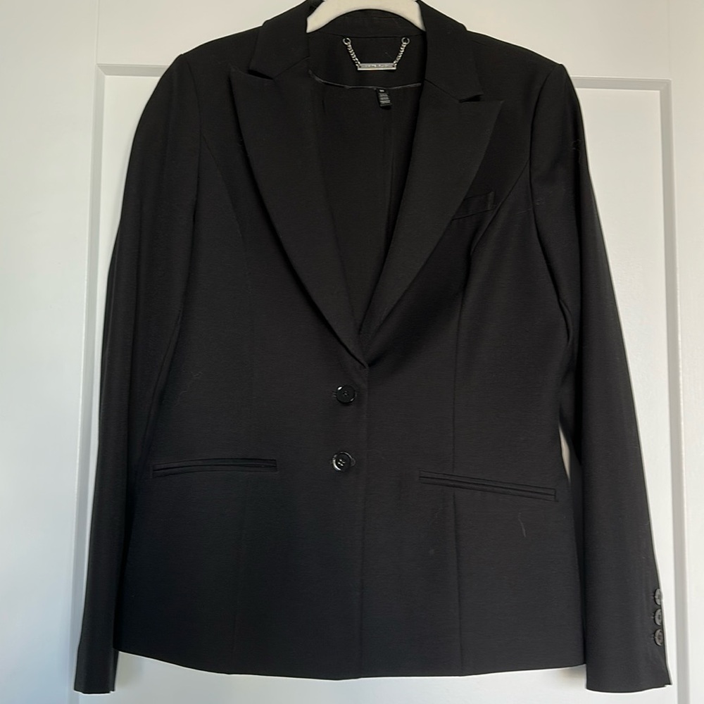 White House Black Market Fitted Black Blazer